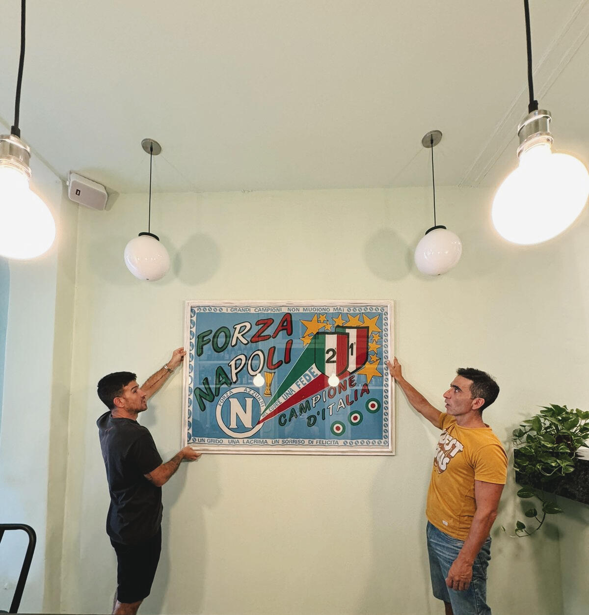 bandera napoli 1989 maradona napoles argentina soccavo