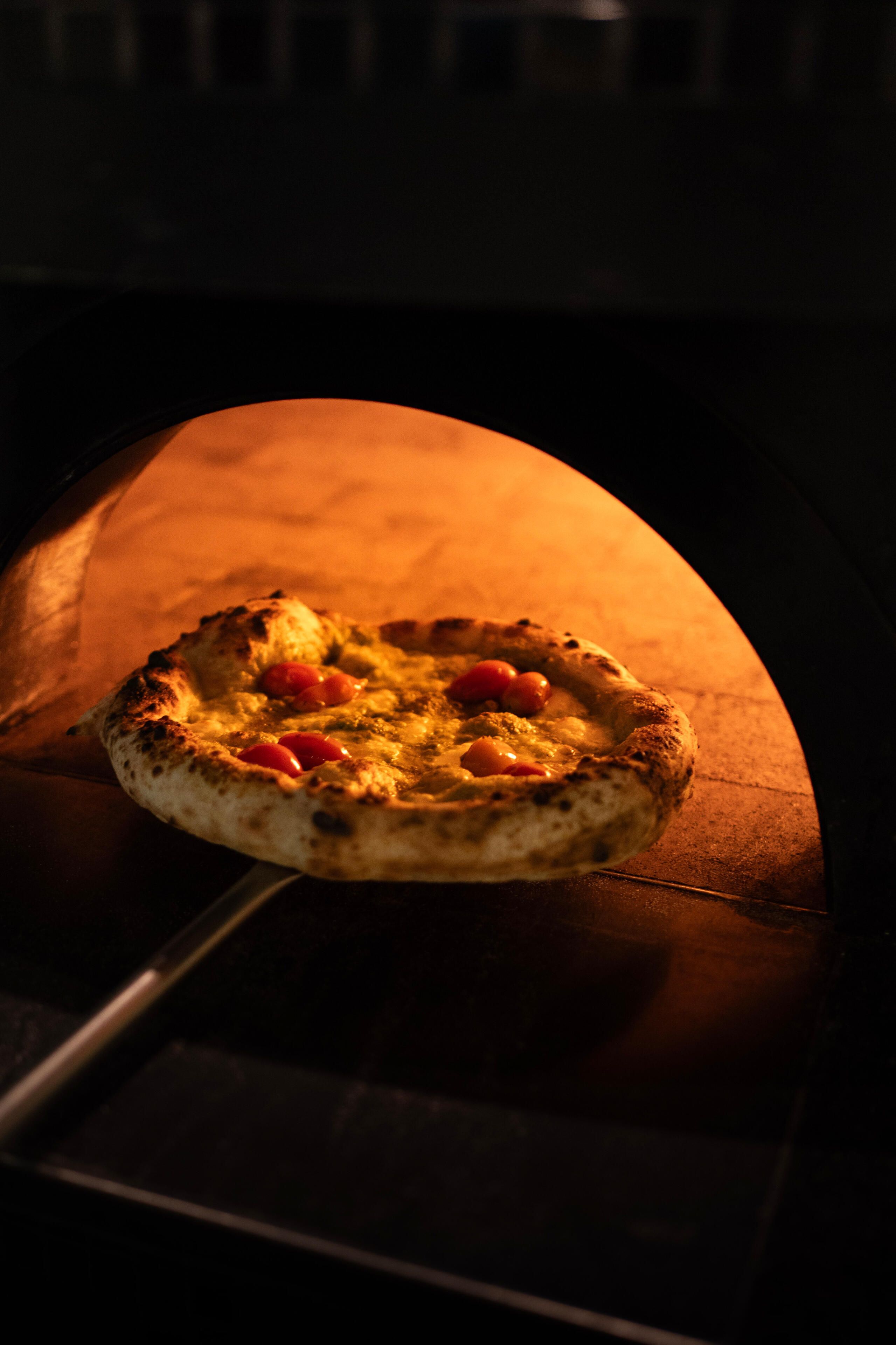 pizza napolitana en horno de pizza la plata soccavo